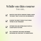 Get Pregnant Course