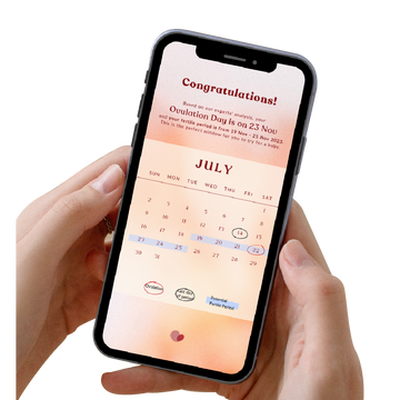 step 3 personalized ovulation report to find fertile period