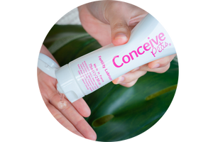 step 4 lube up with Conceive Plus Fertility Lubricant