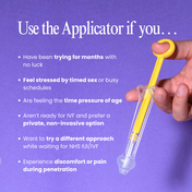 twoplus fertility syringe is suitable for people trying for months with no luck